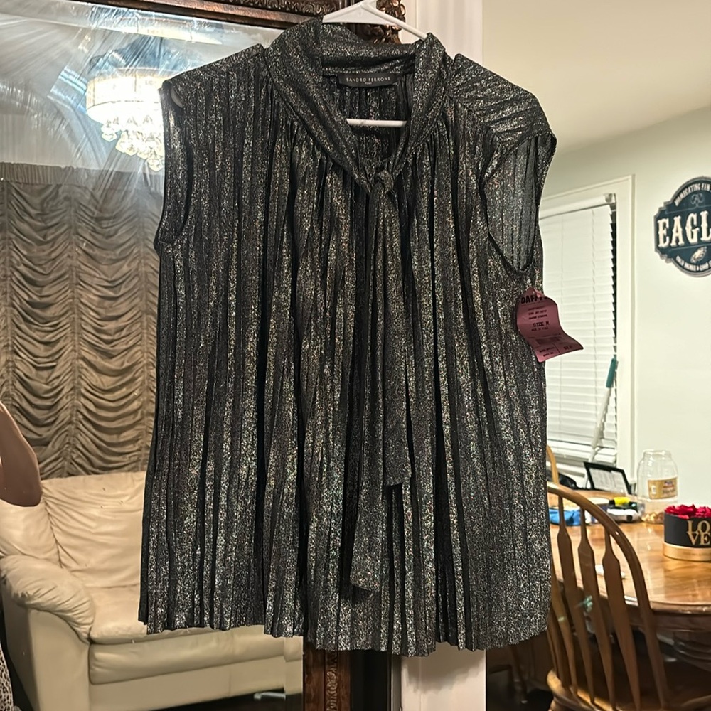 Brand new Sandro ferrone blouse top